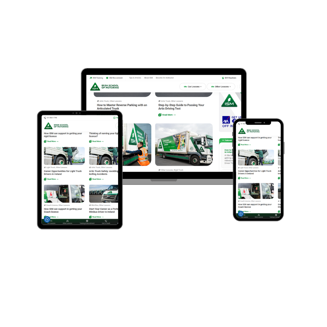 Irish School of Motoring website