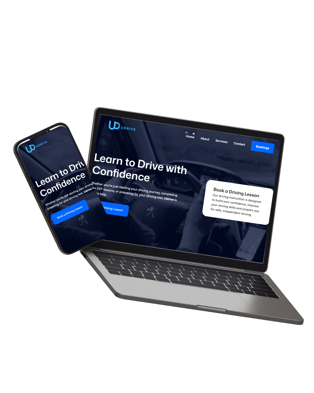 UDrive Ireland website design and development