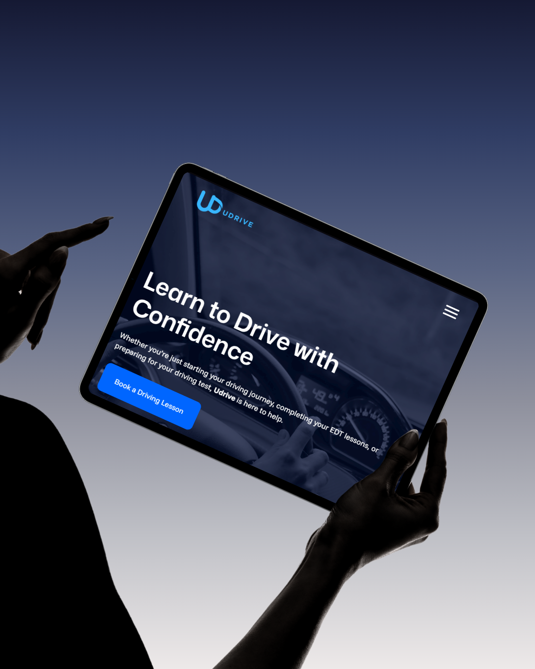 UDrive Ireland website services page